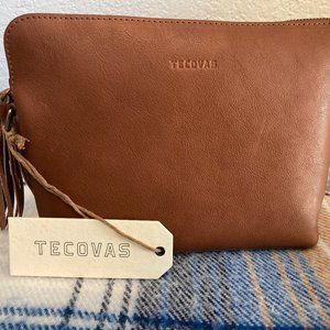 New with tags - Tecovas Leather Wristlet Pouch
